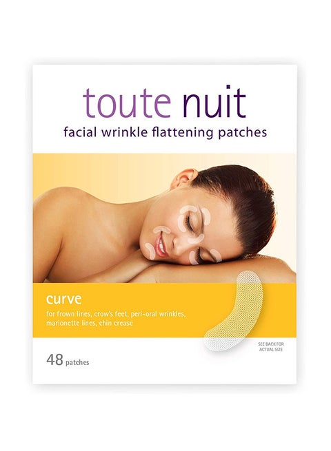 Facial Wrinkle Flattening Patches - Curve Reduces Fine Lines Around Eyes & Mouth (Anti-Wrinkle Patches/Face Tape)