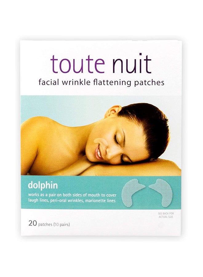 Facial Wrinkle Flattening Patches – Dolphin Full Coverage Around Mouth (Anti-Wrinkle Patches/Face Tape)