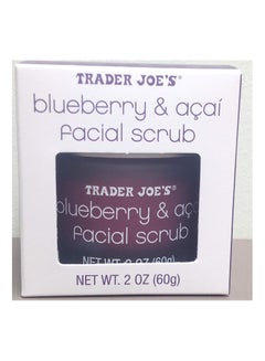 Trader Joe'S Blueberry And Acai Facial Scrub, 2 Oz Jar