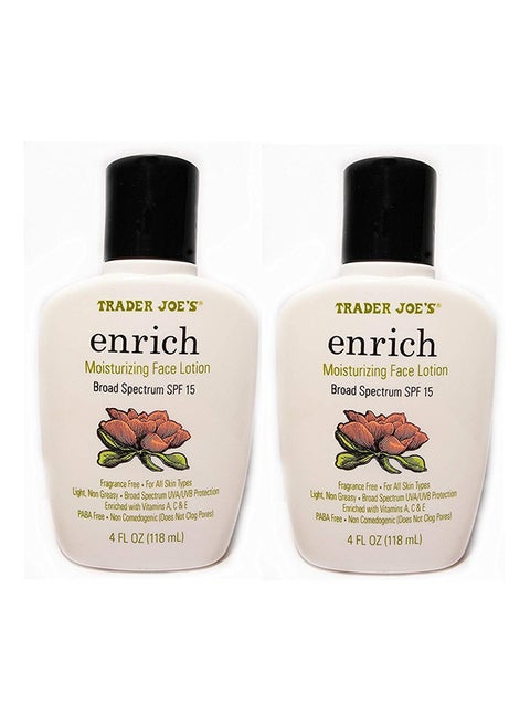 Trader Joe'S Enrich Moisturizing Face Lotion Pack Of 2