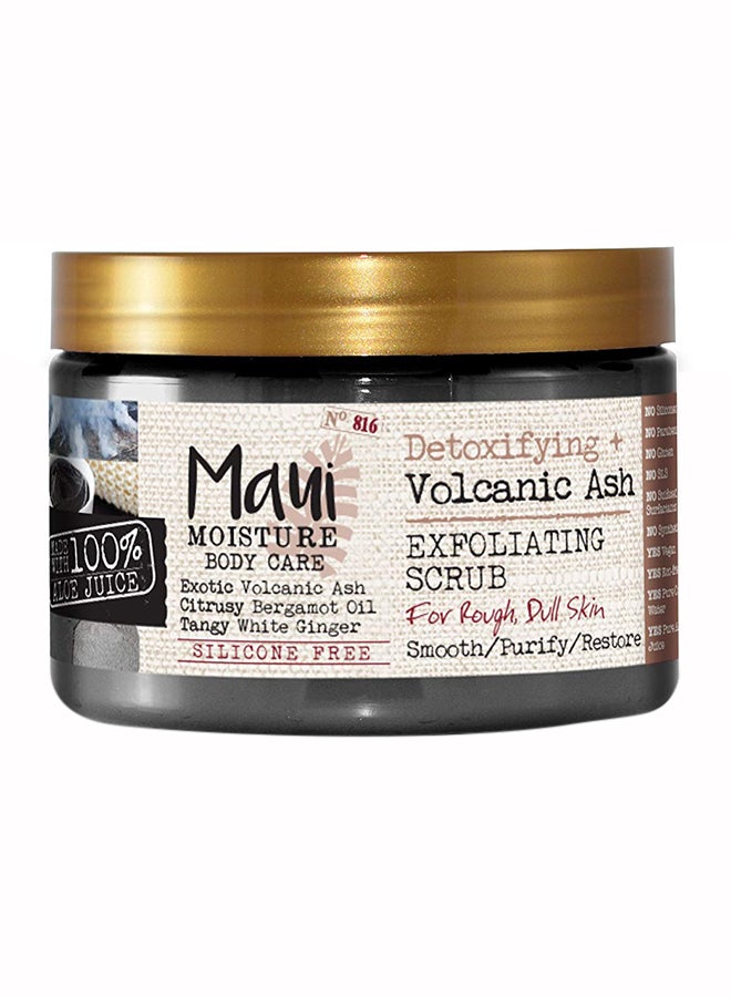 MAUI MOISTURE - Maui Moisture Body Care Detoxifying Volcanic Ash Body Scrub, 12 Ounce Jar - Image 1