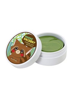 Marine Racoony Hydro Gel Eye & Multi Patch 60 Sheet Collagen Eye Mask Hydra Firming Lifting Brightening Solution
