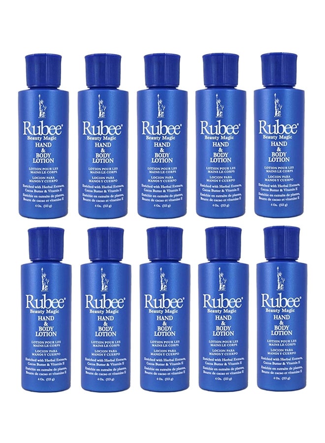 RUBEE Hand & Body Lotion 4 Oz. (Pack Of 10)