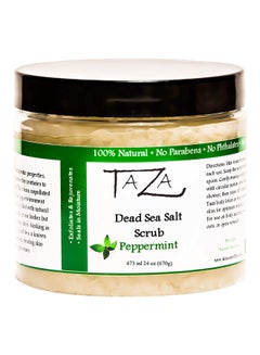 Taza Premium Peppermint Dead Sea Salt Scrub 