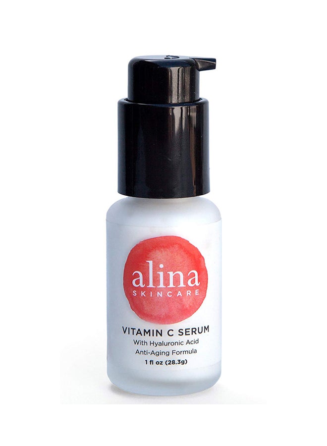 Alina Skin Care Award Winning & Dermatologist Recommended Vitamin C Serum For Reduction Of Fines Lines & Wrinkles. Enhances Skin Radiance Texture And Skin Tone 1.0 Ounce