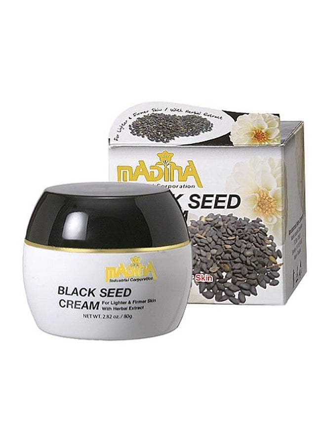 مدينة كريم للوجه بالحبة السوداء/لبشرة أفتح ومشدودة/يحتوي على زيت الحبة السوداء وخلاصات الأعشاب