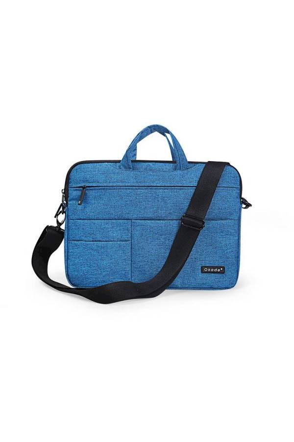 Okade - Laptop bag for Dell Asus Lenovo HP Acer Handbag Computer for Macbook Notebook 15.4 Sleeve Case Blue - Image 1