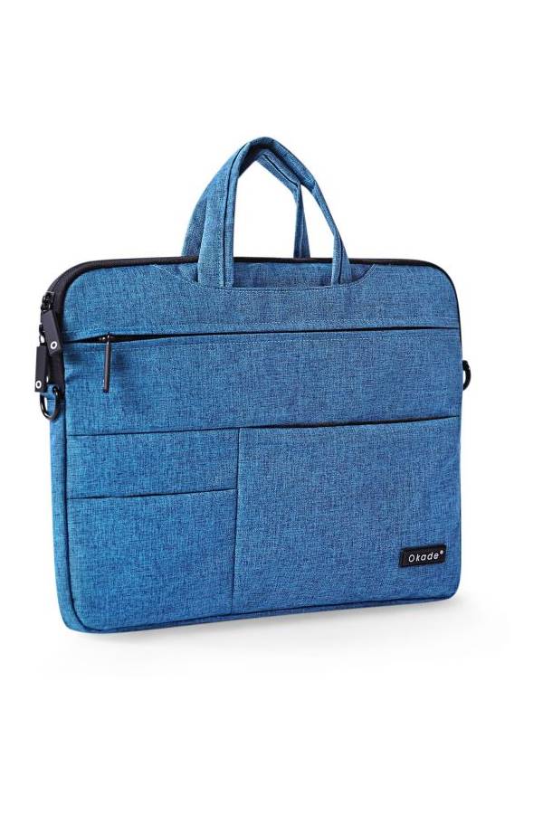 Okade - Laptop bag for Dell Asus Lenovo HP Acer Handbag Computer for Macbook Notebook 15.4 Sleeve Case Blue - Image 1