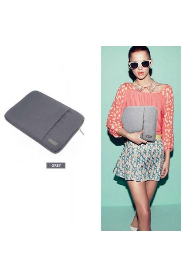 For 15 Inch Macbook Pro Retina Notebook Laptop Sleeve Case Carry Bag Pouch Cover Gray - Image 2