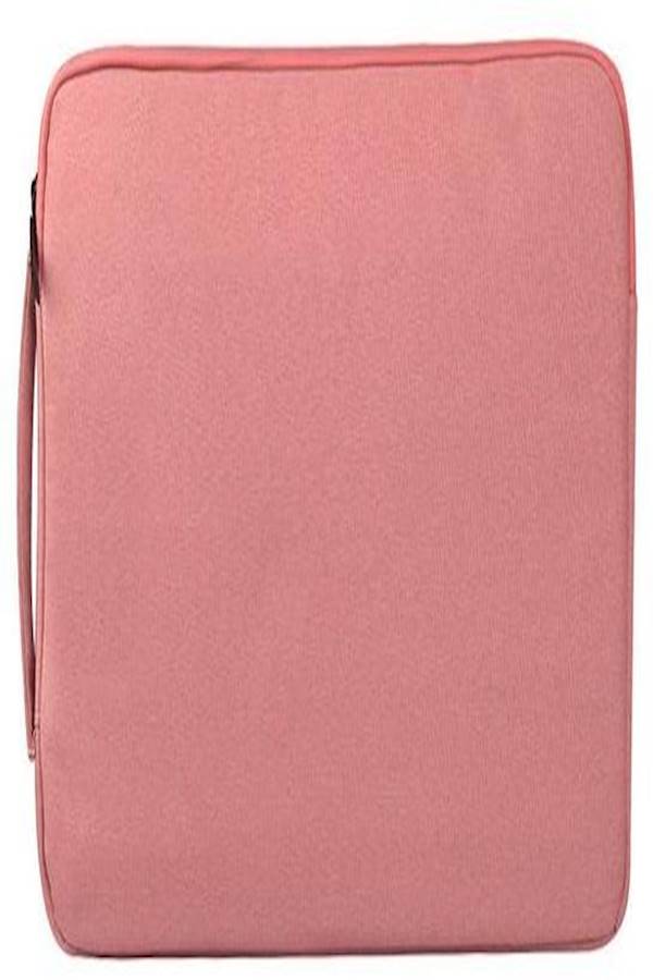 15.6 Inch Briefcase Messenger Shoulder Bag With Handle And Shoulder Strap Multi-Functional Waterproof Carrying Case Pink  - Image 2