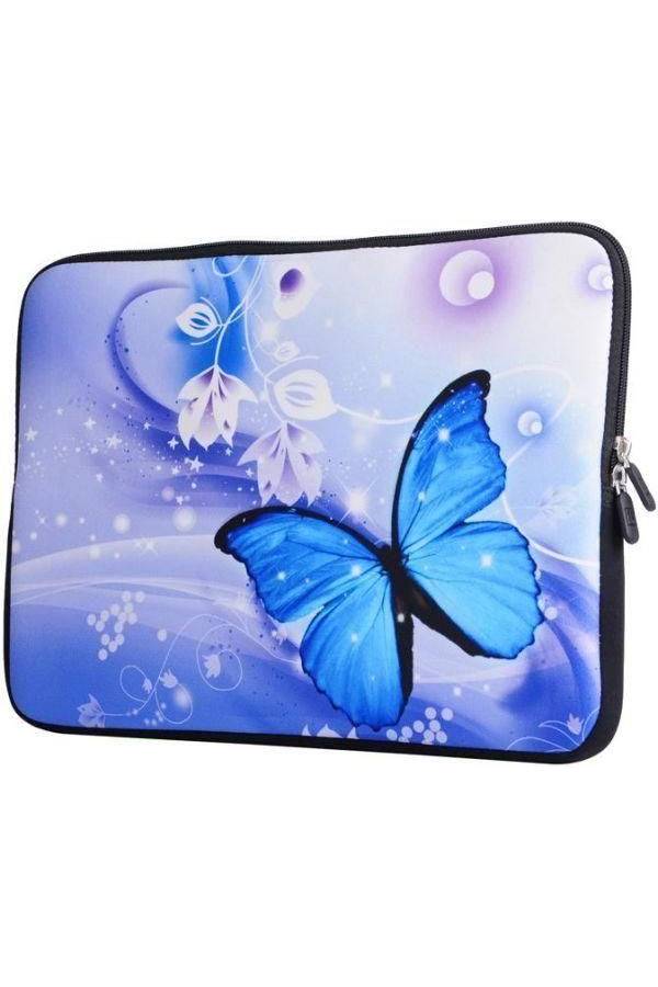 New Butterfly Printed Image Soft Notebook Laptop Sleeve Case Bag Pouch For Apple Macbook Air 11 11.6Inch - Image 2