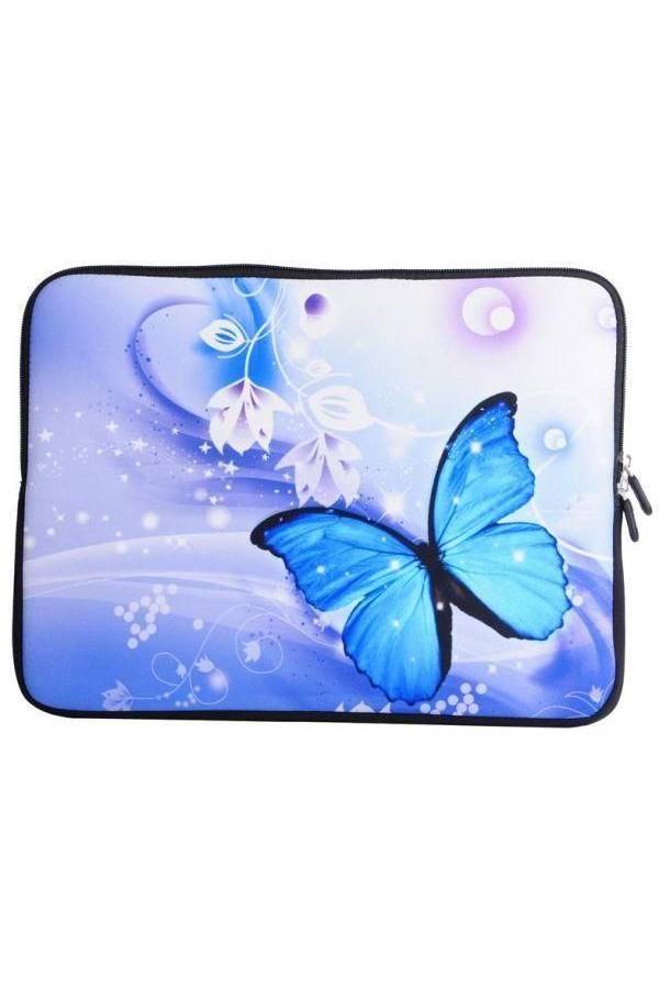 New Butterfly Printed Image Soft Notebook Laptop Sleeve Case Bag Pouch For Apple Macbook Air 11 11.6Inch - Image 3