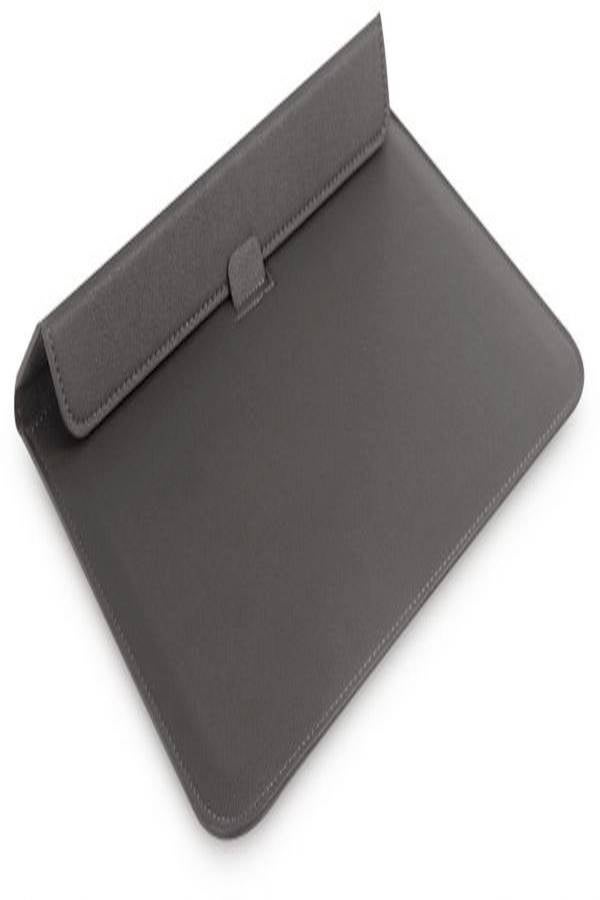 Star Macbook 13 Inch Sleeve Case Cover With Stand Function Wallet Sleeve Pu Leather Laptop Carrying Bag For 13.3 Inch Black  - Image 2