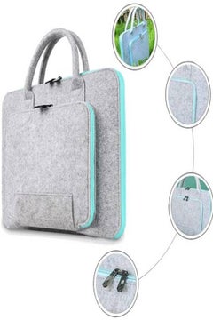 Generic Wool Felt Laptop Bag For Mac 13Inch Mouse Bags Briefcase For Macbook Air Pro Retina For Lenovo Notebook Sleeve Case  - Image 2