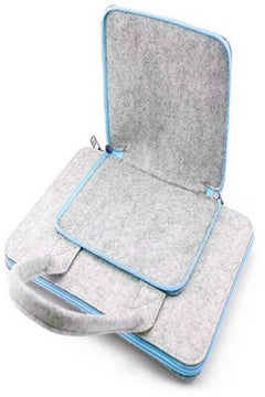 Generic Wool Felt Laptop Bag For Mac 13Inch Mouse Bags Briefcase For Macbook Air Pro Retina For Lenovo Notebook Sleeve Case  - Image 3