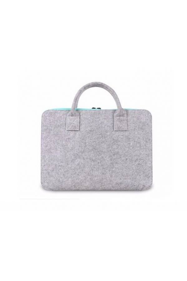 Generic Wool Felt Laptop Bag For Mac 13Inch Mouse Bags Briefcase For Macbook Air Pro Retina For Lenovo Notebook Sleeve Case  - Image 4