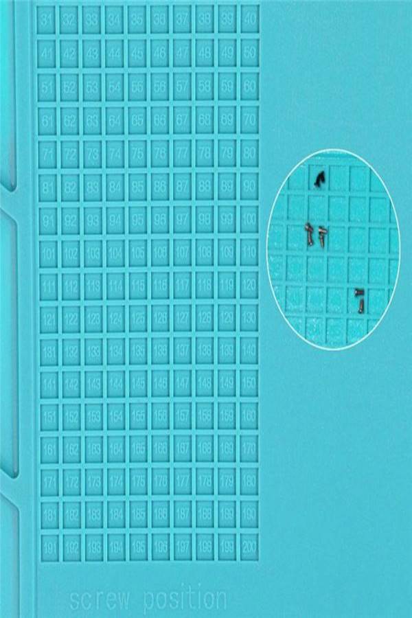 Metal Heat Insulation Pad Blue 35 x 25cm  - Image 5