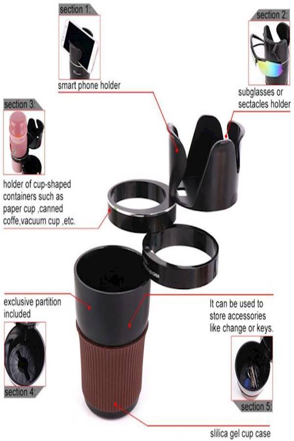 Beauenty Multifunction Car Cup Holder - Image 4