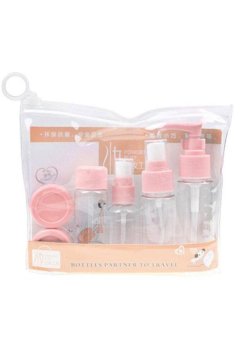 Travel Bottle Set Toiletries Liquid Containers for Cosmetic Make-up Refillable Bottles