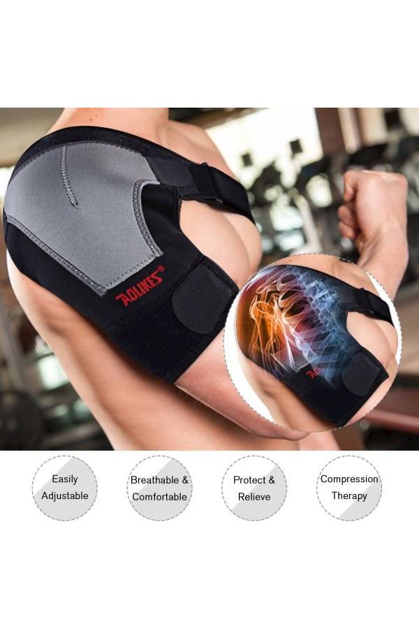 Generic Shoulder Stability Brace Breathable Neoprene Shoulder Support With Pressure Pad  - Image 5