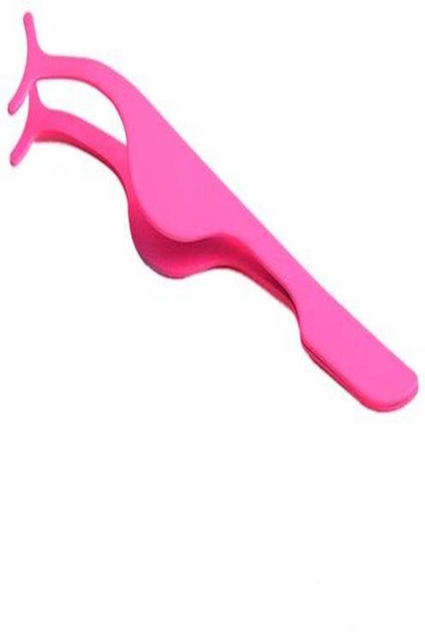 1pc False Eyelash Tweezers Fake Eye Lash Applicator Eyelash Extension Curler Nipper Auxiliary Clip Clamp Makeup Forceps Tools