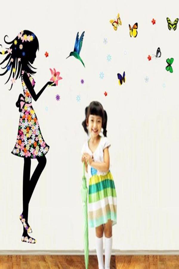 Generic - Butterflies Decorative Wall Stickers Multicolour 50 X 70cm - Image 1