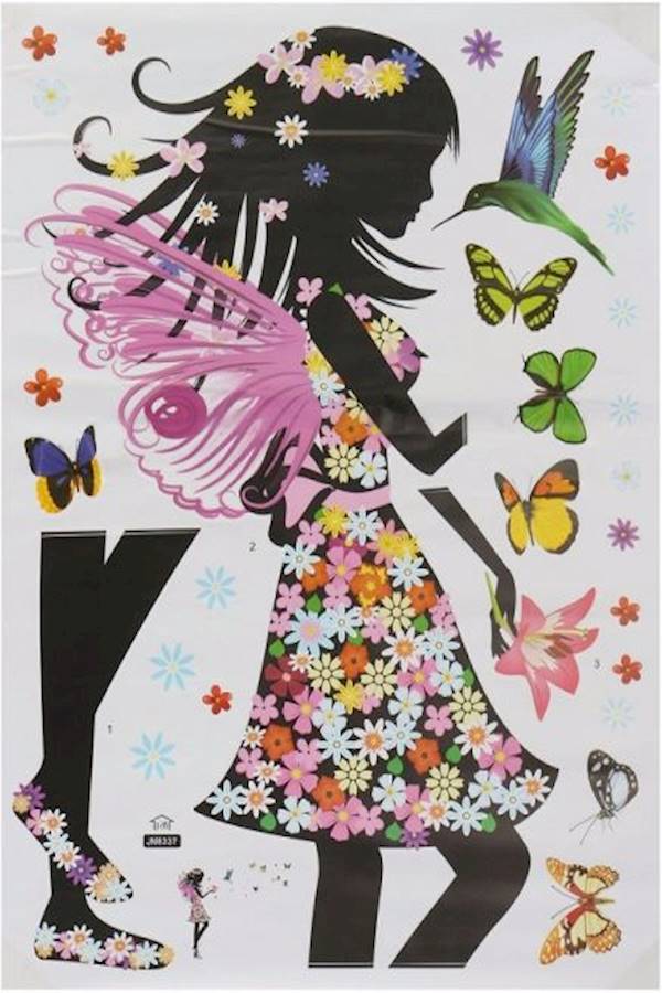 Generic - Butterflies Decorative Wall Stickers Multicolour 50 X 70cm - Image 1