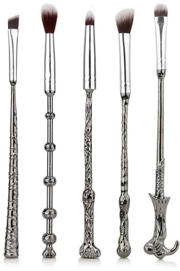 Generic Fashion Harry Potter Make-up Brush Metal Handle Brush Set 