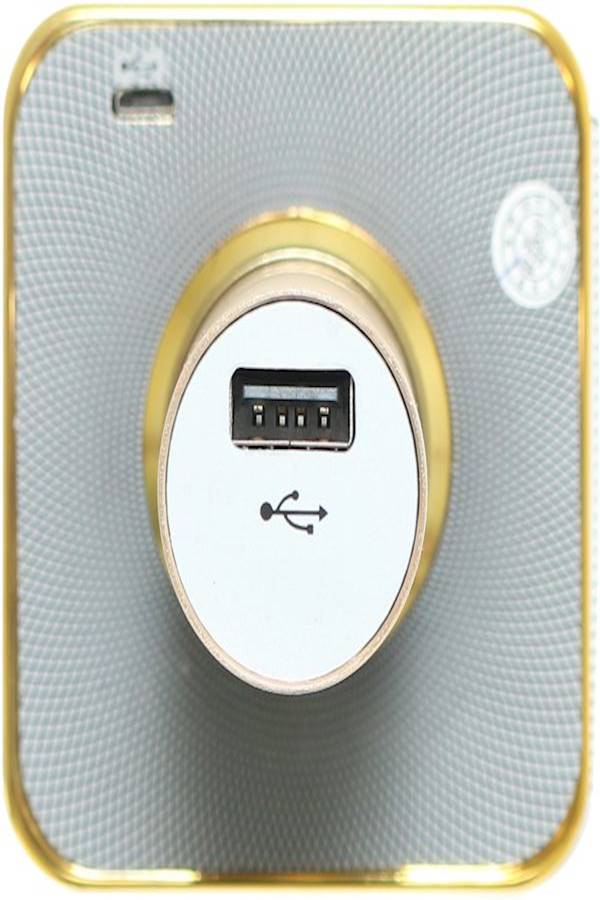 Water-Resistant Portable Bluetooth Speaker With Microphone gold - Image 2