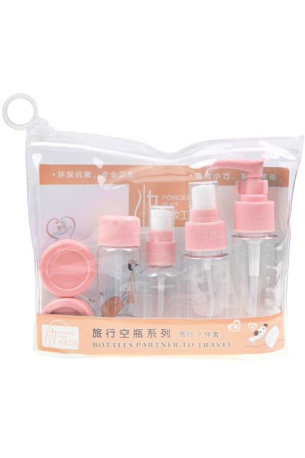DFSP Travel Bottle Set Toiletries Liquid Containers for Cosmetic Make-up Refillable Bottles - Image 1
