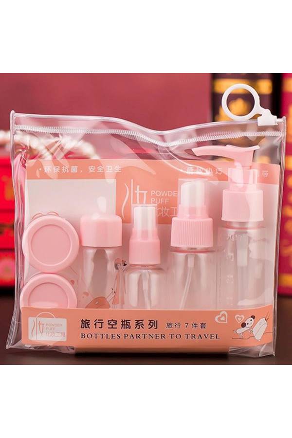 DFSP Travel Bottle Set Toiletries Liquid Containers for Cosmetic Make-up Refillable Bottles - Image 2