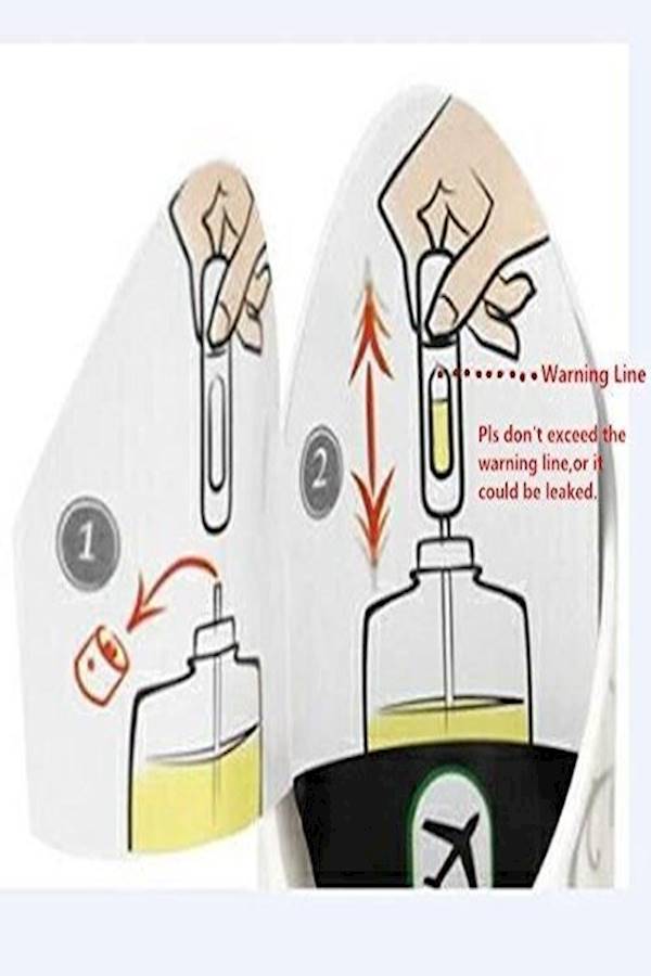 Generic - 5ML Portable Bottom Refillable Perfume Atomizer Spray Perfume Bottle Set for Travel Rose red - Image 1
