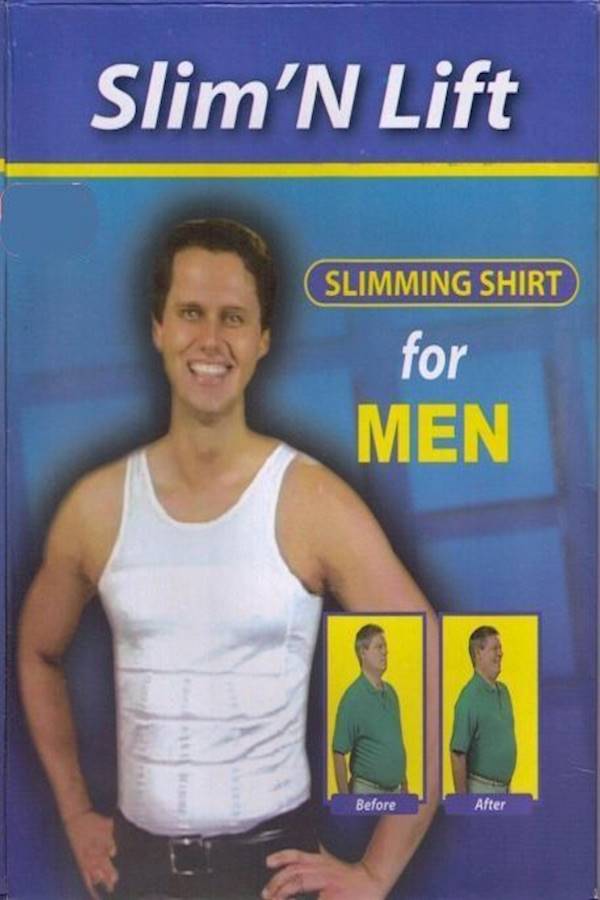 Generic Slim 'N Lift Slimming Shirt For Men Xxxl Size 
