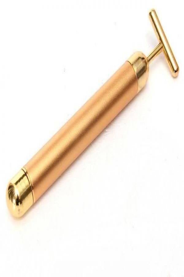 Generic facial massager 24k golden Electric face bar Gold  - Image 1