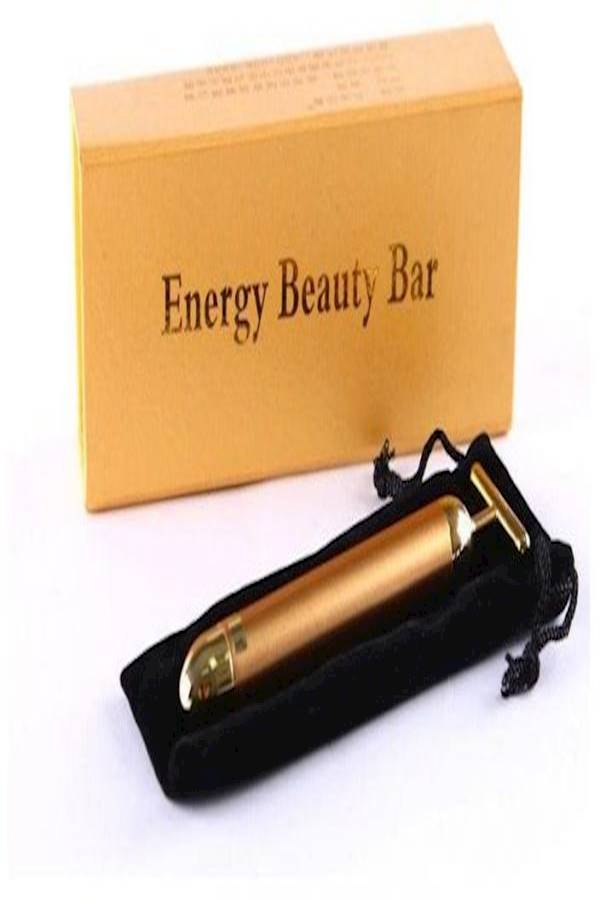 Generic facial massager 24k golden Electric face bar Gold  - Image 2