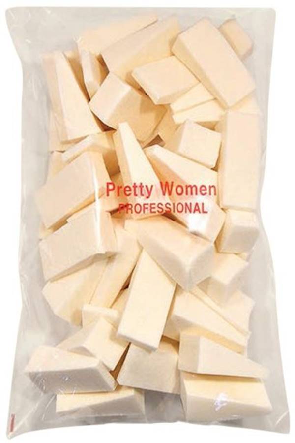 Pretty Woman 50-Piece Patch Type Nr Sponge Puff Set 