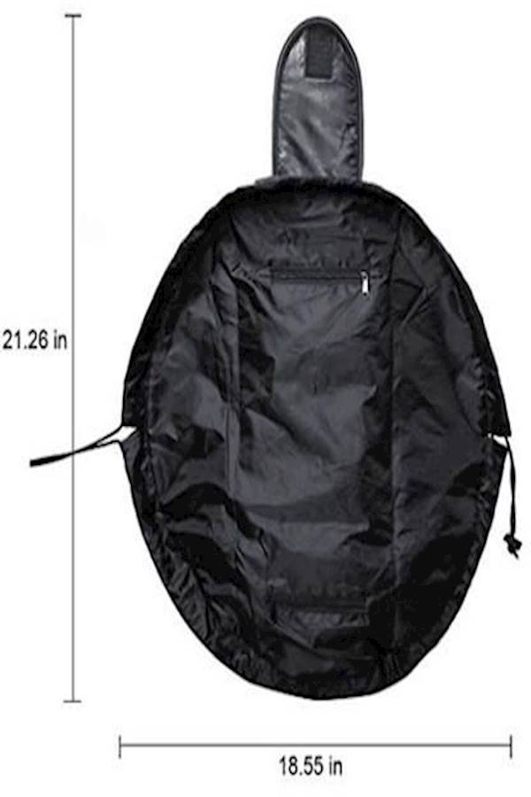 فيلي فيلي منظم للماكياج والمجوهرات مزود بسحاب وأربطة - Image 4