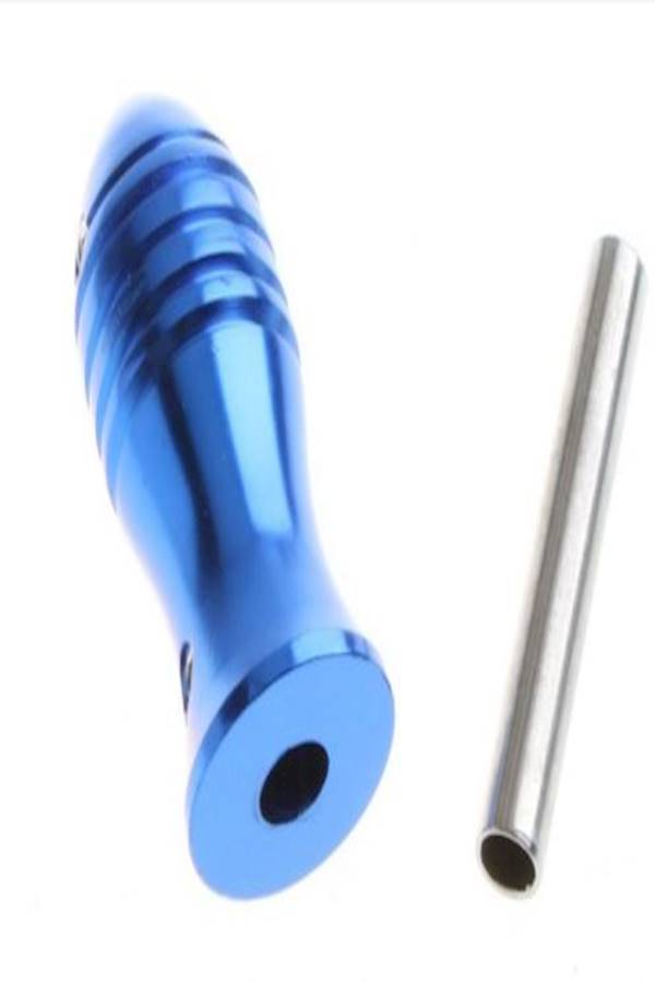 Aluminum Handle Holder Tattoo Machine Blue - Image 2