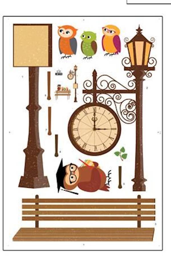 Family Wall Decals Rattan Street Lights Pvc Watch Clock Wall Stickers Home Decor Mural Decals Stickers Multi Color - Image 4