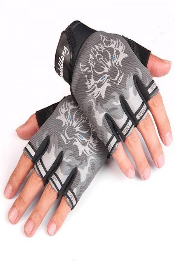 Generic Semi Finger Spring Summer Sports Road Mountain Bike Riding Gloves  - Image 3