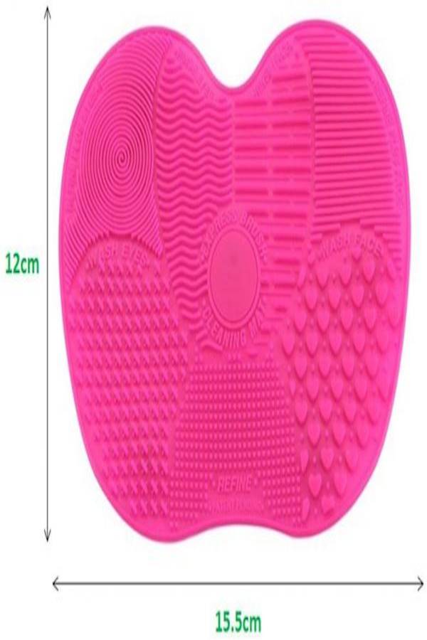 Generic Makeup Brush cleaner Silicone Mat Make Up Washing Brushes Cosmetic Gel Board Cleaning Pad Cleaner Scrubber Tools - Image 4