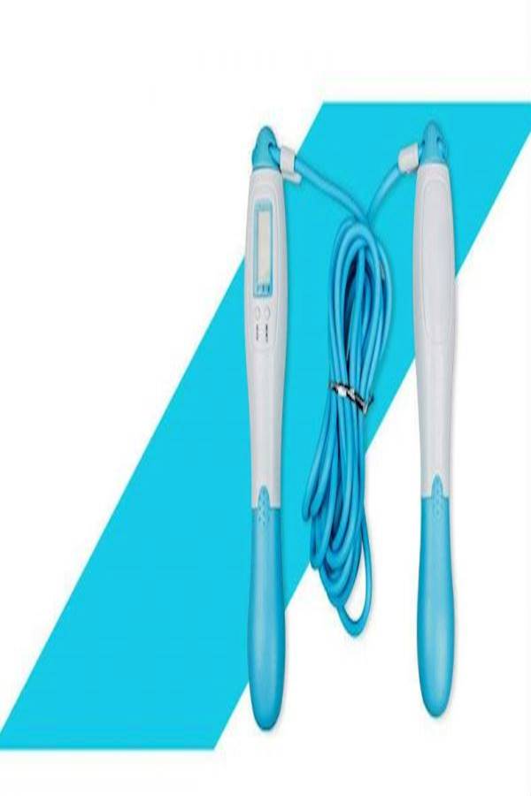 Generic - Digital LCD Auto Counting Exercise Training Gym Skipping Jump Jumping Rope Blue - Image 1