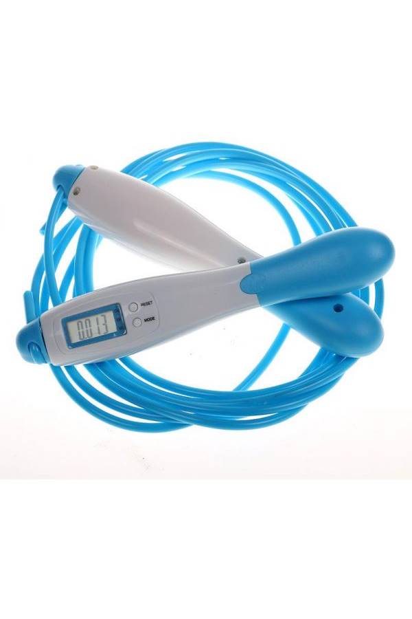 Generic - Digital LCD Auto Counting Exercise Training Gym Skipping Jump Jumping Rope Blue - Image 1