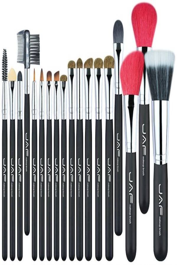 18 pcs Make Up Brush Set Natural Super Soft  Goat Hair  Pony Horse Hair Studio Beauty Artist Makeup Brushes Red