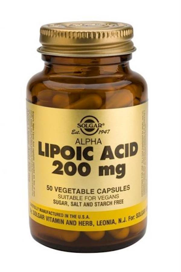Solgar Alpha Lipoic Acid - 50 Capsules - Image 1
