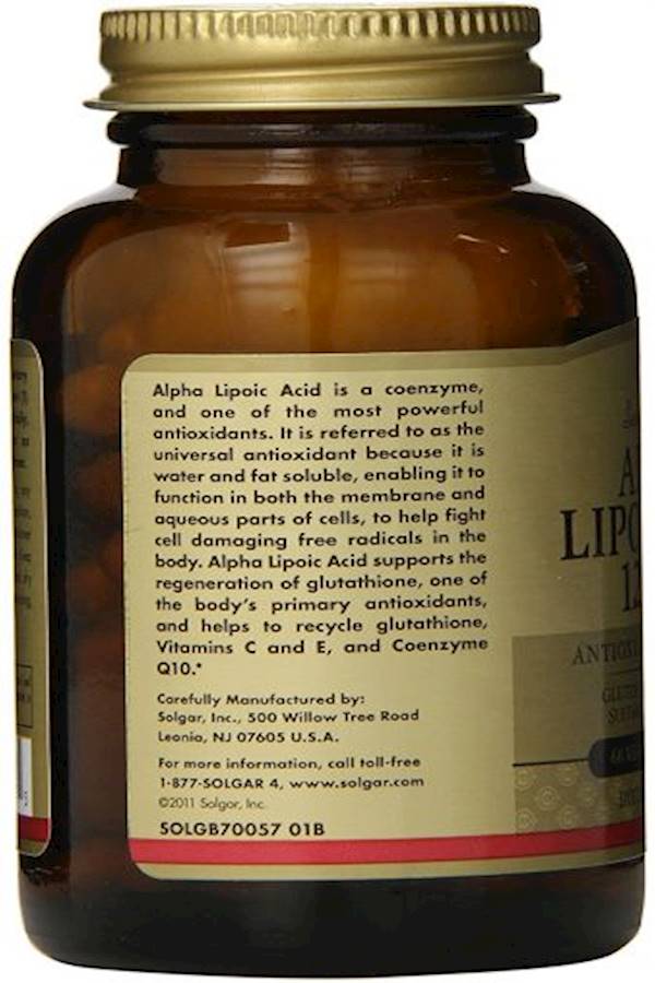Solgar Alpha Lipoic Acid - 50 Capsules - Image 4