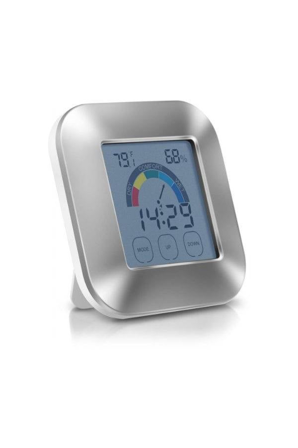 Digital Thermometer Cum Hygrometer With Alarm Clock - Image 1