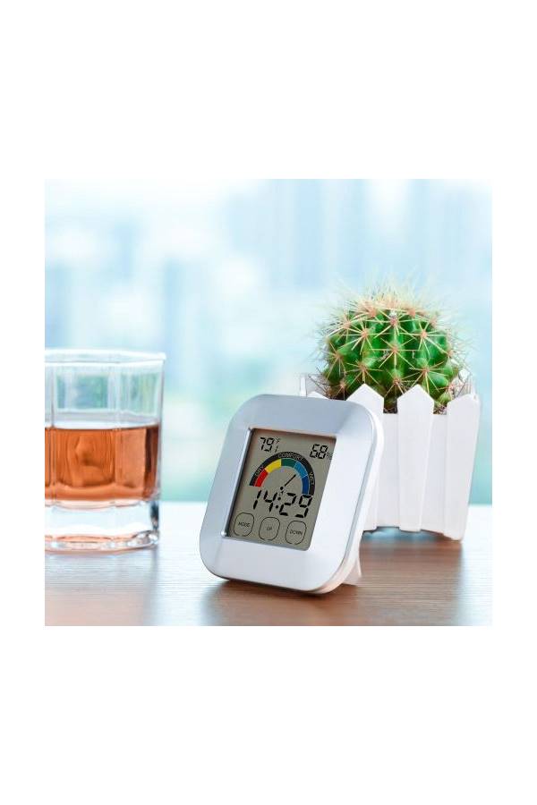 Digital Thermometer Cum Hygrometer With Alarm Clock - Image 5