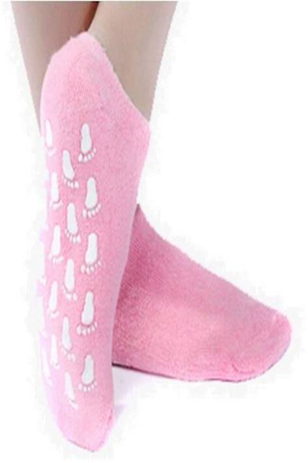 1 Pair Moisturizing Treatment Gel Spa Socks - Image 2