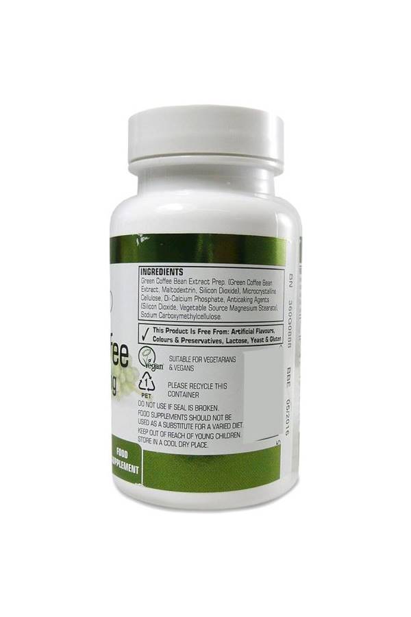 Natures Aid Green Coffee Extract 200 mg - Image 2